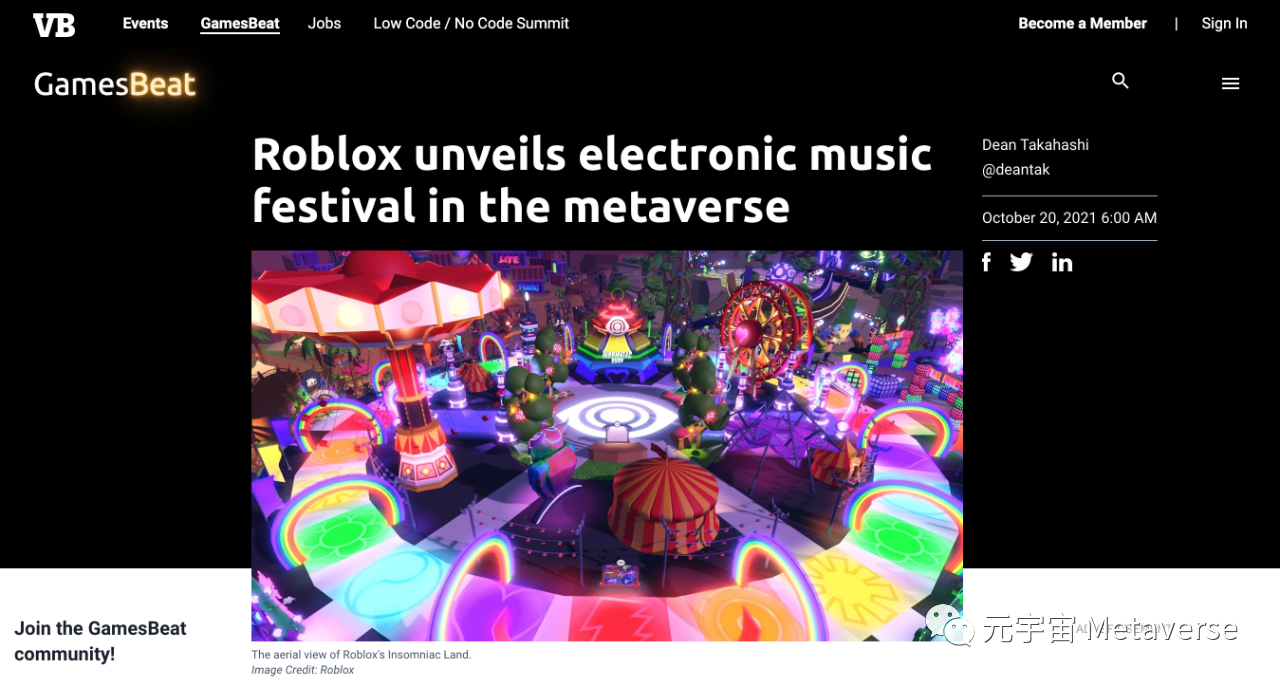 Event|电子迷幻＋数字迷幻，Roblox开在元宇宙的电子音乐节