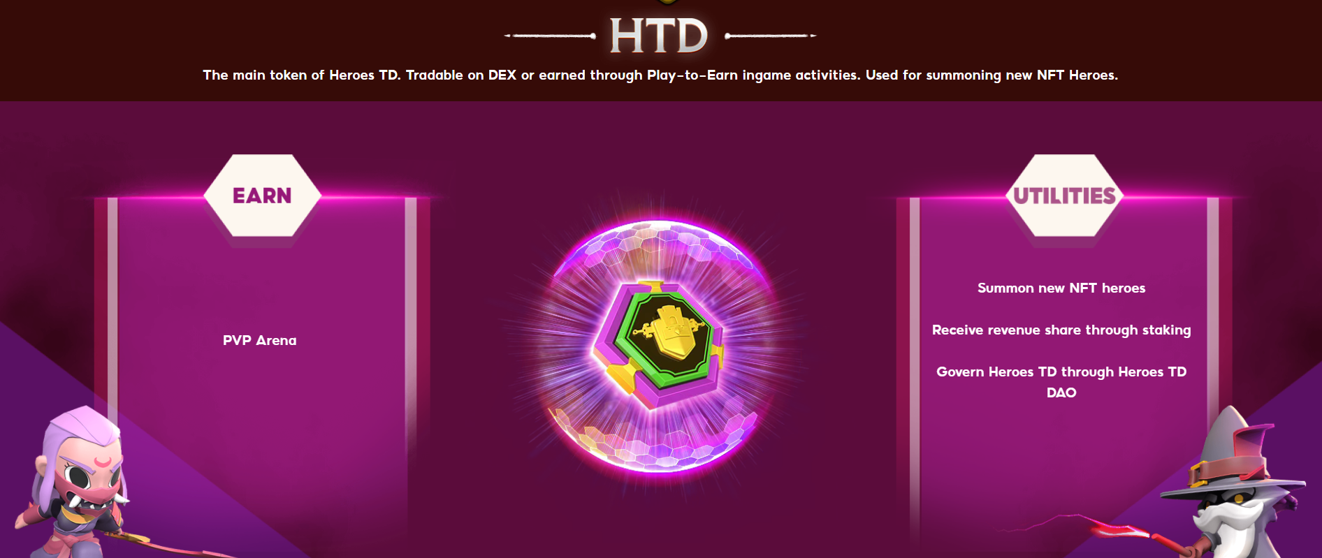 Heroes TD：一款即将上线的的NFT Play-to-Earn收藏塔防策略游戏
