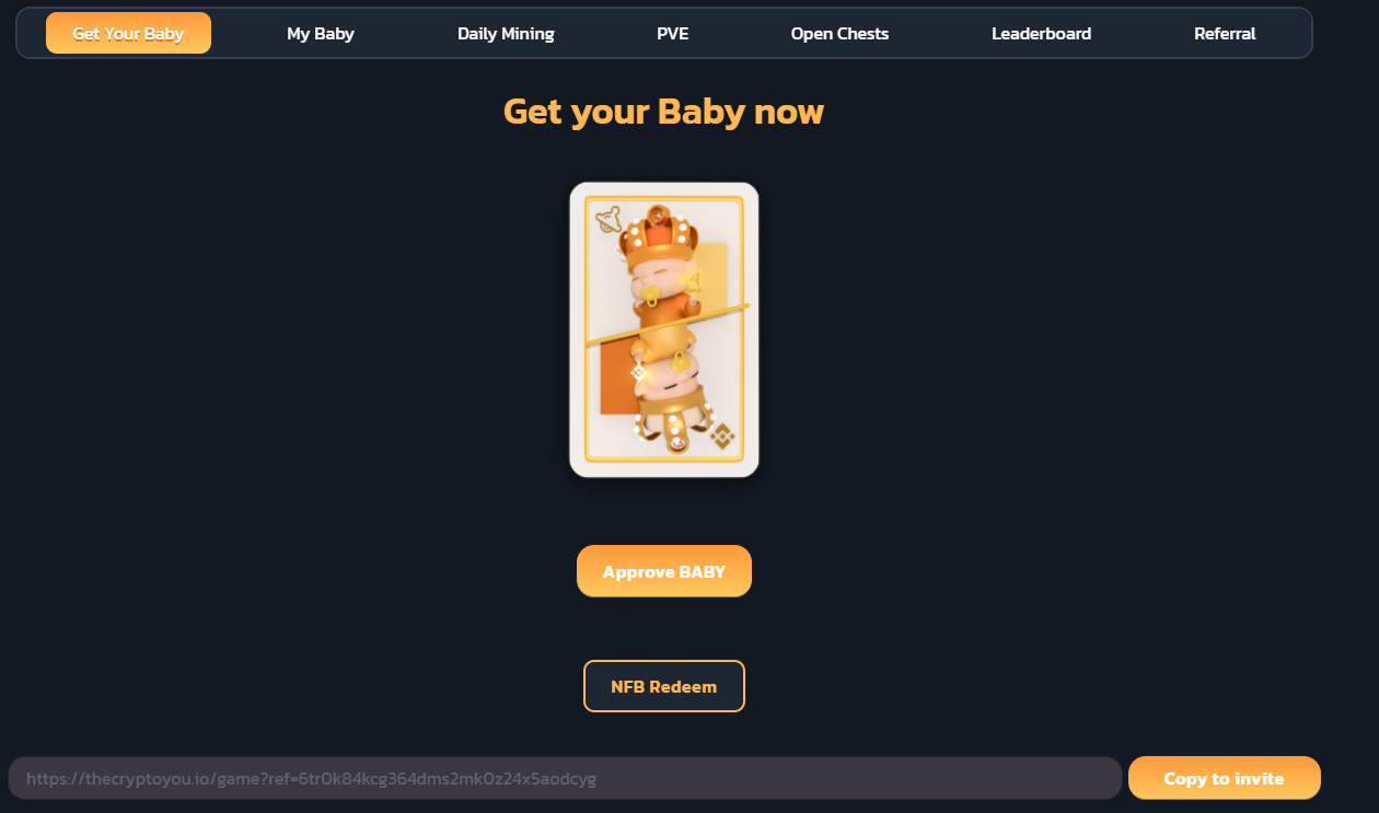 Babyswap旗下首款链游Baby攻略和收益详解（建议收藏）