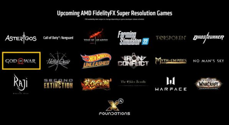 《艾尔登法环》steam平台开启预售｜《战神4》PC版本游戏将支持全新AMD FSR技术